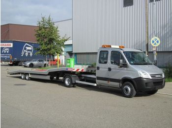 Ciężarówka do przewozu samochodów Iveco 65c18 SZM Autotransporter Hartmann Klima Doka E4: zdjęcie 1