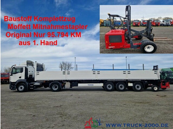 MAN TGS 18.430 Baustoffzug inkl. Mitnahmestapler - Samochód ciężarowy skrzyniowy/ Platforma: zdjęcie 1