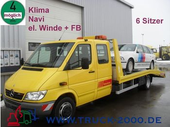 Ciężarówka do przewozu samochodów MERCEDES-BENZ 616 CDI Sprinter 6-Sitze + Klima + Winde mit FB: zdjęcie 1