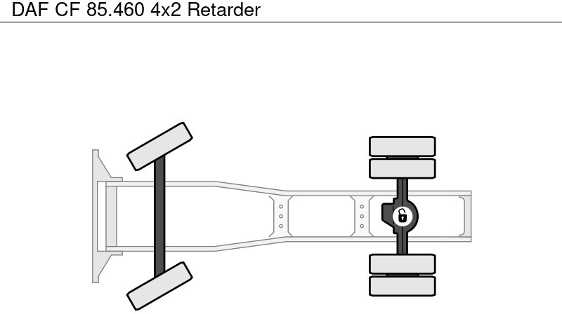 Ciągnik siodłowy DAF CF 85.460 4x2 Retarder: zdjęcie 12