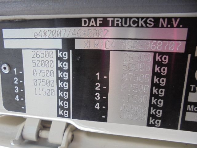 Ciągnik siodłowy DAF XF 105.460 FTG105 460 6X2: zdjęcie 15