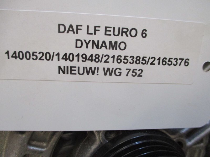 Alternator do Samochodów ciężarowych DAF 1400520/1401948/2165385/2165376 DAF LF DYNAMO EURO /5 /6 / GEBRUIK EN NIEUWE: zdjęcie 3