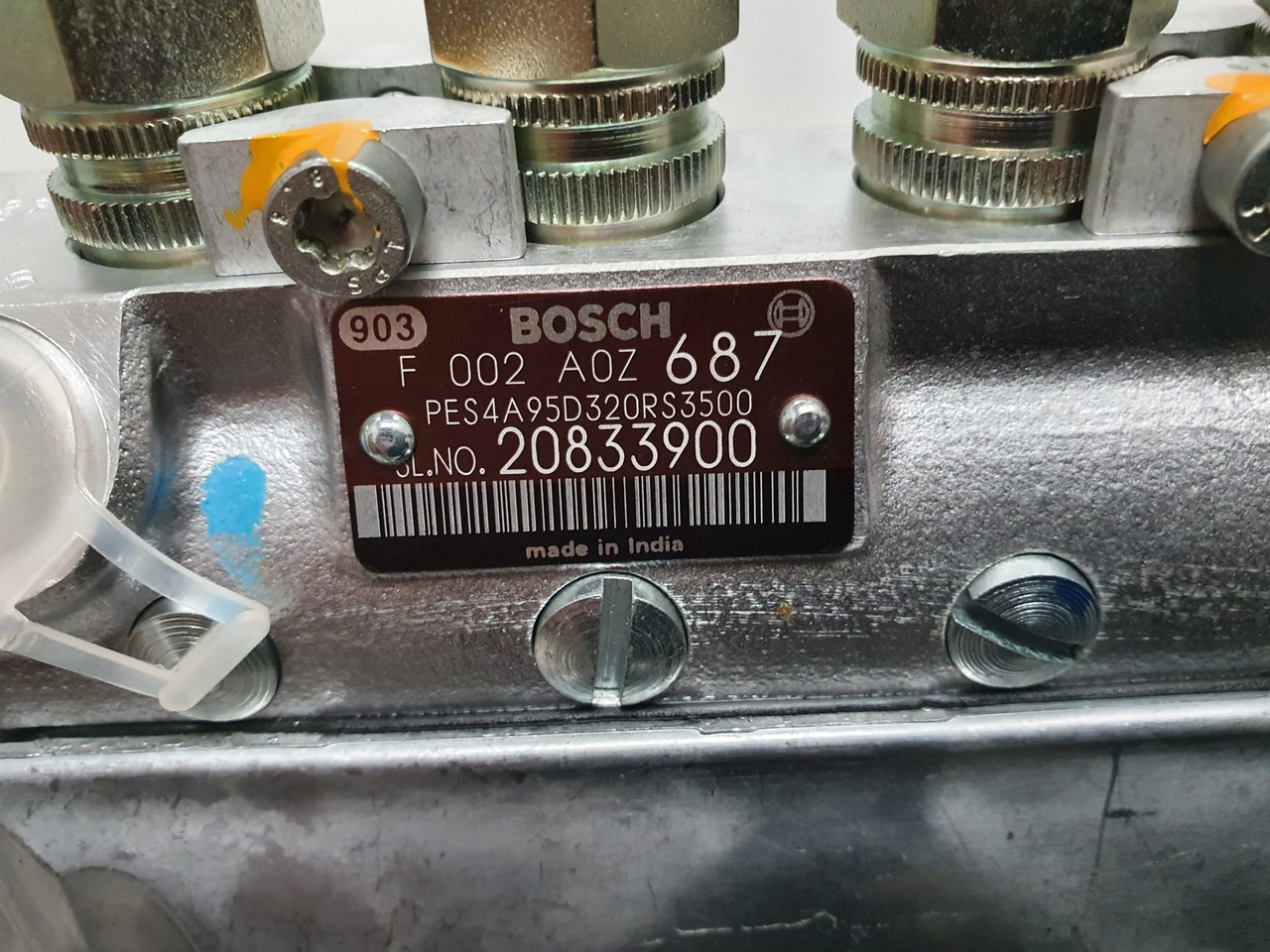 Silnik i części do Maszyn budowlanych JCB 2DX Injection pump 333/y3578 Bosch: zdjęcie 4
