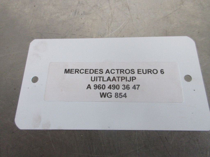 Układ wydechowy do Samochodów ciężarowych Mercedes-Benz A 960 490 36 47 UITLAATPIJP MERCEDES ACTROS EURO 6: zdjęcie 4