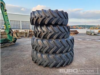  Set of Tyres and Rims to suit Valtra Tractor - Opona