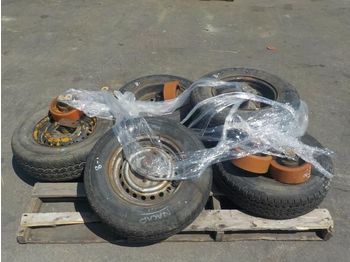 Opony i felgi do Przyczep Pallet of 185R14C Trailer Tyres, 200x80 Load Wheels: zdjęcie 1