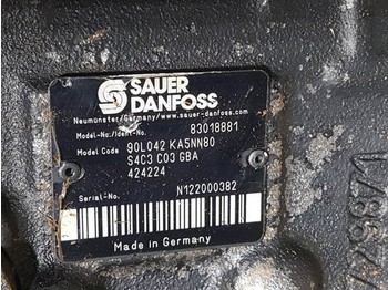 Hydraulika Sauer Danfoss 90L042KA5NN80S4C3-83018881-Drive pump/Fahrpumpe: zdjęcie 3