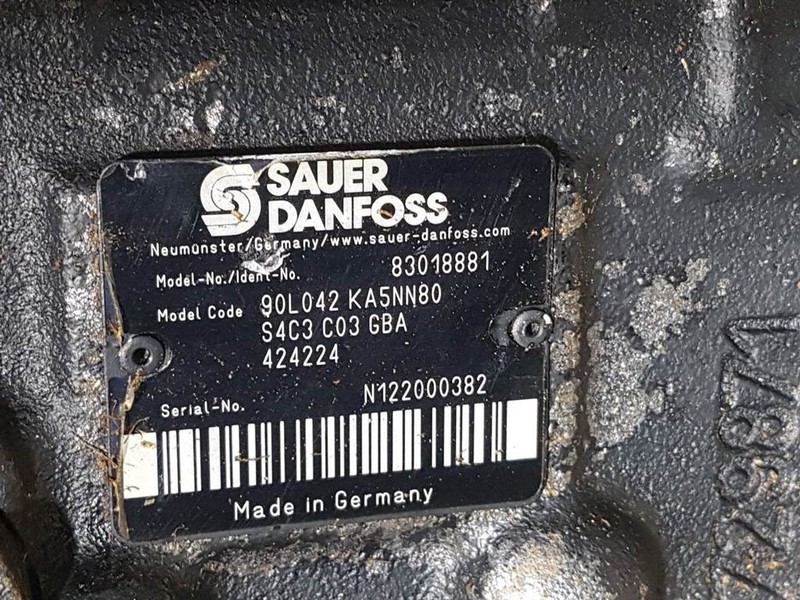 Hydraulika Sauer Danfoss 90L042KA5NN80S4C3-83018881-Drive pump/Fahrpumpe: zdjęcie 4