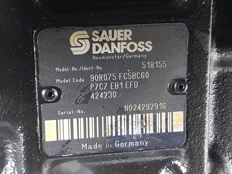 Hydraulika Sauer Danfoss 90R075FC5BC60P7C7-518155-Drive pump/Fahrpumpe/Pomp: zdjęcie 5