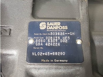 Hydraulika Sauer Danfoss 90R075HF5BC60 - 503624-GH - Drive pump/Fahrpumpe: zdjęcie 4