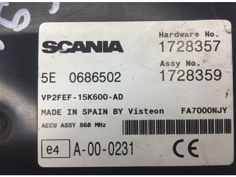 ECU Scania R-series (01.04-): zdjęcie 4
