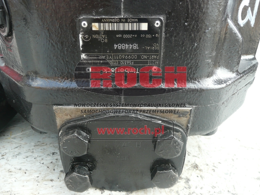 Pompa hydrauliczna do Maszyn budowlanych TIMBERJACK 00996011 F56310: zdjęcie 2