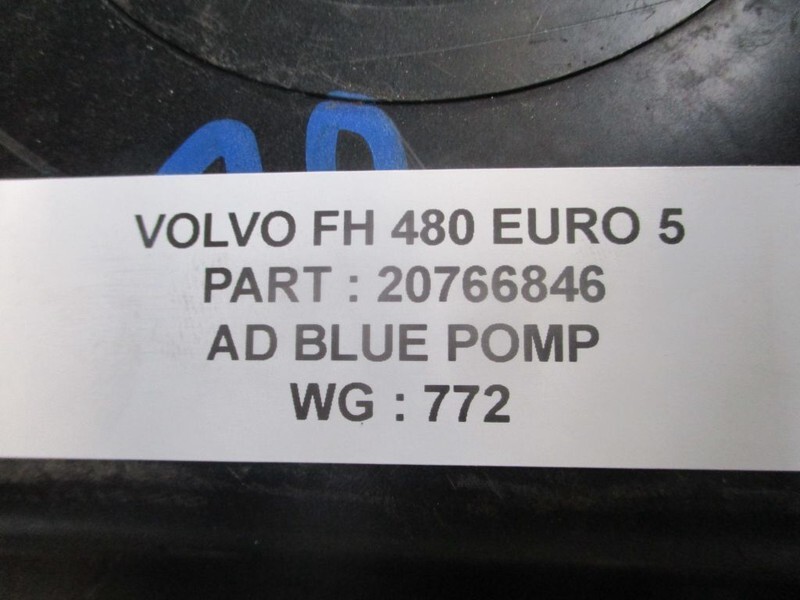 Układ paliwowy do Samochodów ciężarowych Volvo FH480 20766846 AD BLUE POMP EURO 5: zdjęcie 3