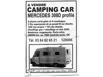 Mercedes 308D - Kampervan