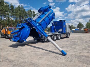 Samochód asenizacyjny SCANIA V8 480 EuroVacman Vacuum suction-blower charger Saugbagger: zdjęcie 1