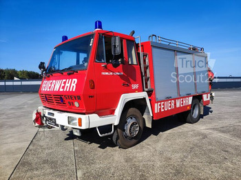  - STEYR 791 4x4 Feuerwehr Kran, Seilwinde & Lichtmast - Samochód pożarniczy
