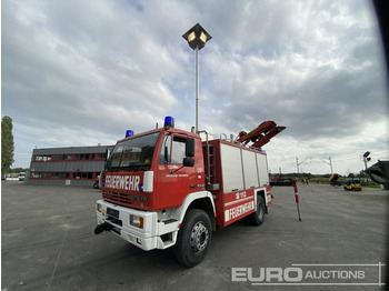  Steyr 4WD Fire Truck, Palfinger PK7000 Crane, Manual Gearbox, Front Winch, Generator, Light Tower (German Reg. Docs. Service History and Manuals Available) - Samochód pożarniczy