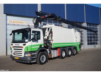 Śmieciarka Scania P 280 8x4 Euro 5 EEV Hiab 21 ton/meter laadkraan: zdjęcie 1