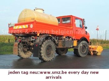 Zamiatarka uliczna Unimog 1250 L + kehrmachine +tank: zdjęcie 1