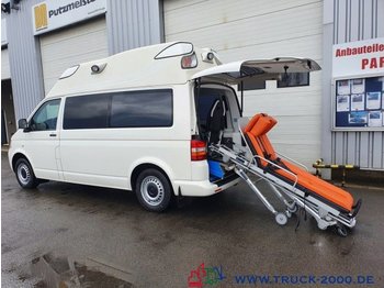 Pogotowie Volkswagen T5 Krankentransport inkl Trage Rollstuhl Scheckh: zdjęcie 1