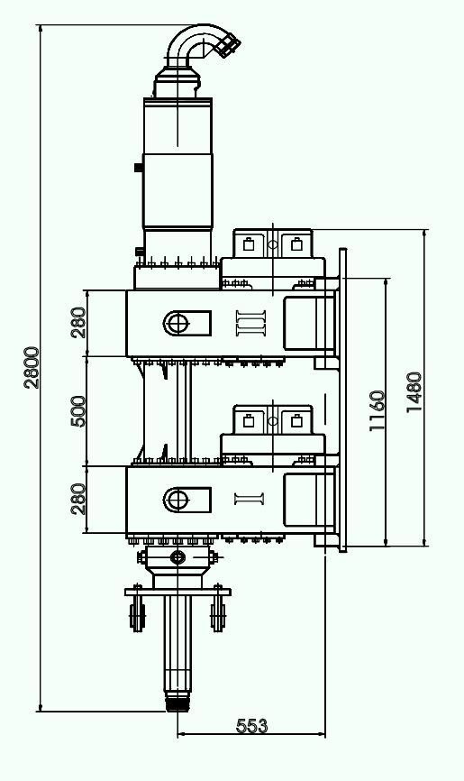 Wiertnica ABI ABI VDW 3525 double rotary head drill drilling rig dual auger cfa ccfa dsm fdp: zdjęcie 4