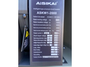 Sprzęt budowlany Aisikai ASKW1-2000 - Circuit Breaker 800A - DPX-35: zdjęcie 5