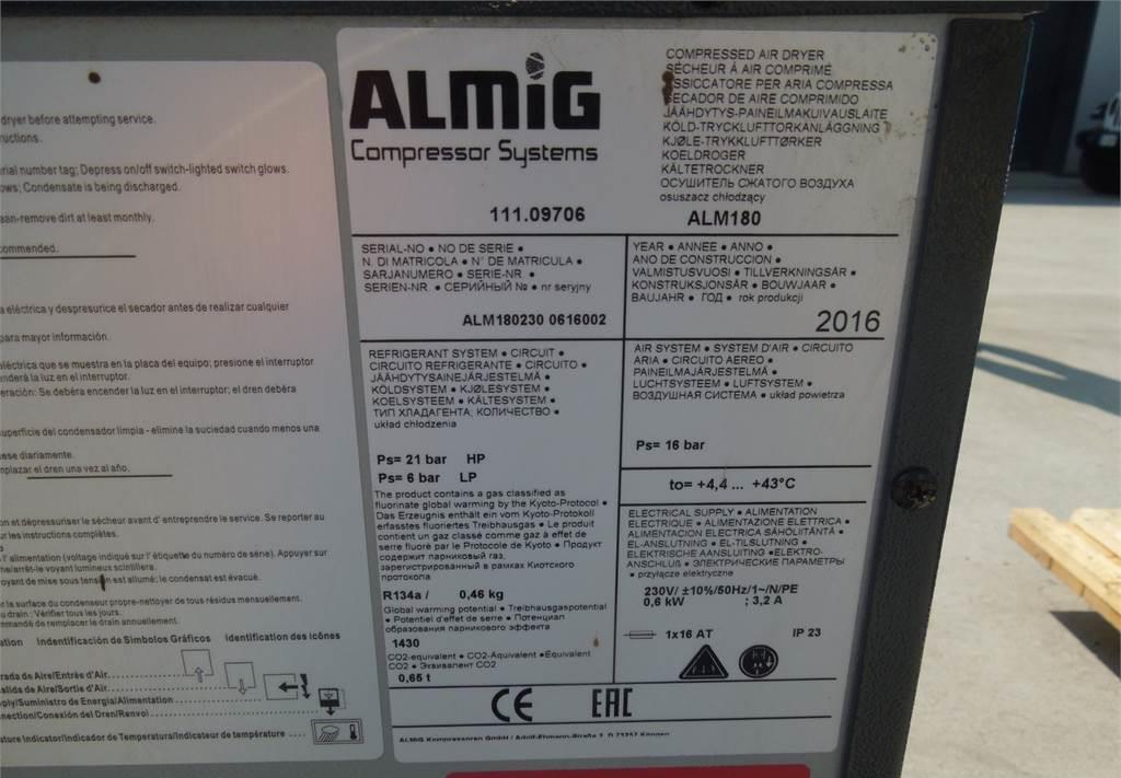 Sprężarka powietrza Alup OSUSZACZ ZIĘBNICZY ALMIG 1,80M3/MIN 2016R!!: zdjęcie 2