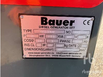 BAUER GFS-90 112 kVA (Unused) - Generator budowlany: zdjęcie 5