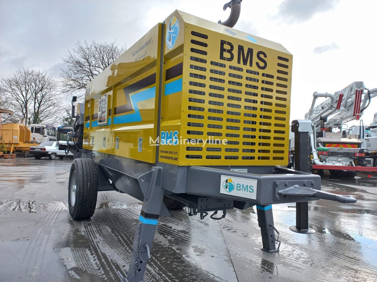 Nowy Stacjonarna pompa do betonu BMS BSP 1409: zdjęcie 9