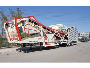 MESAS 100 m3/h MOBILE CONCRETE BATCHING PLANT - Betoniarnia