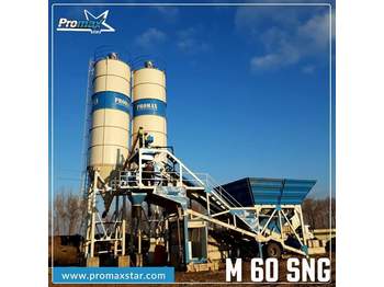 PROMAXSTAR Mobile Concrete Batching Plant PROMAX M60-SNG(60m³/h) - Betoniarnia