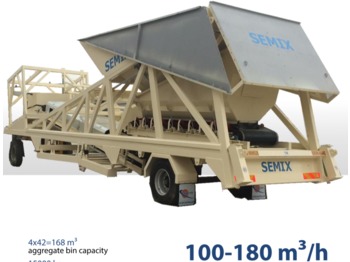 SEMIX Dry Type Mobile Concrete Batching Plant - Betoniarnia