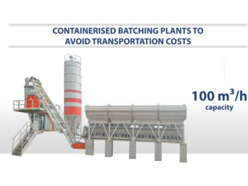 SEMIX SEMIX Compact Concrete Batching Plant 100 m³/h Containerised - Betoniarnia