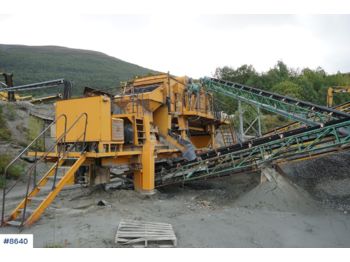 Kruszarka Complete Svedala-Lokomo crushing plant with many conveyor belts: zdjęcie 1