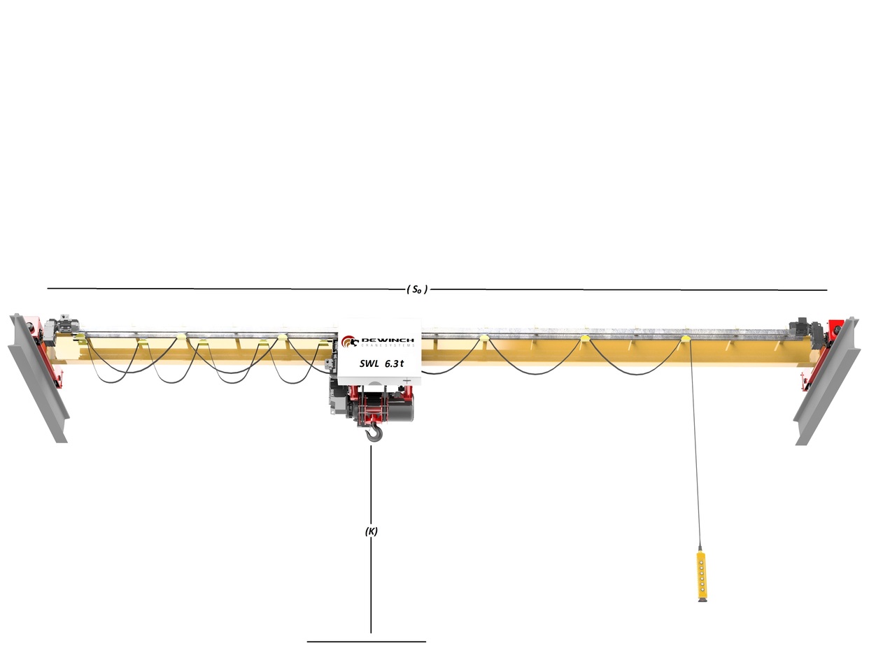 Nowy Suwnica bramowa DEWINCH 10 ton -5 Ton Gantry Crane  -Monorail Crane -Single Girder Crane: zdjęcie 12
