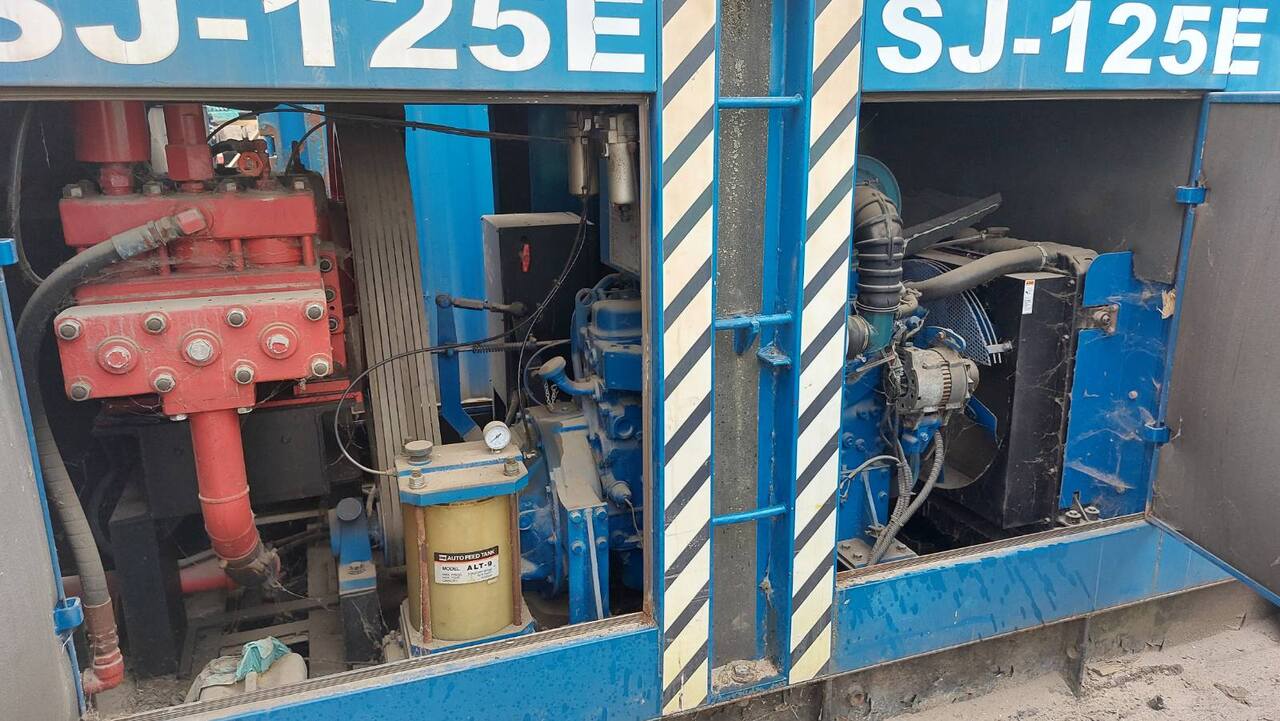Kafar GIKEN GIKEN SJ-125e piler water jet system pump jetting pres-in for silent piler no kowan still worker cutter cutting: zdjęcie 11