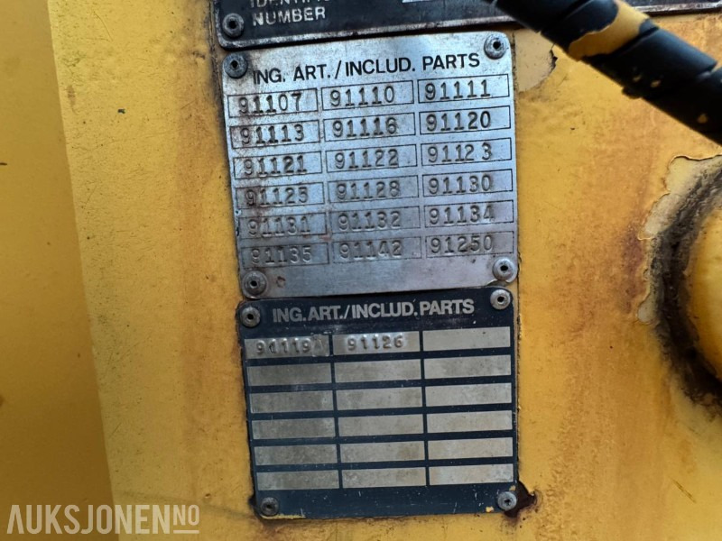 Ładowarka kołowa 1988 VOLVO BM L30 HJULLASTER, SENTRALSMØRING, VEKTSYSTEM