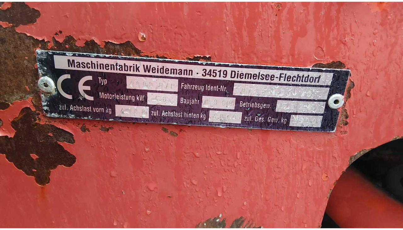 Ładowarka kołowa 1996 WEIDEMANN 4002 SHOVEL