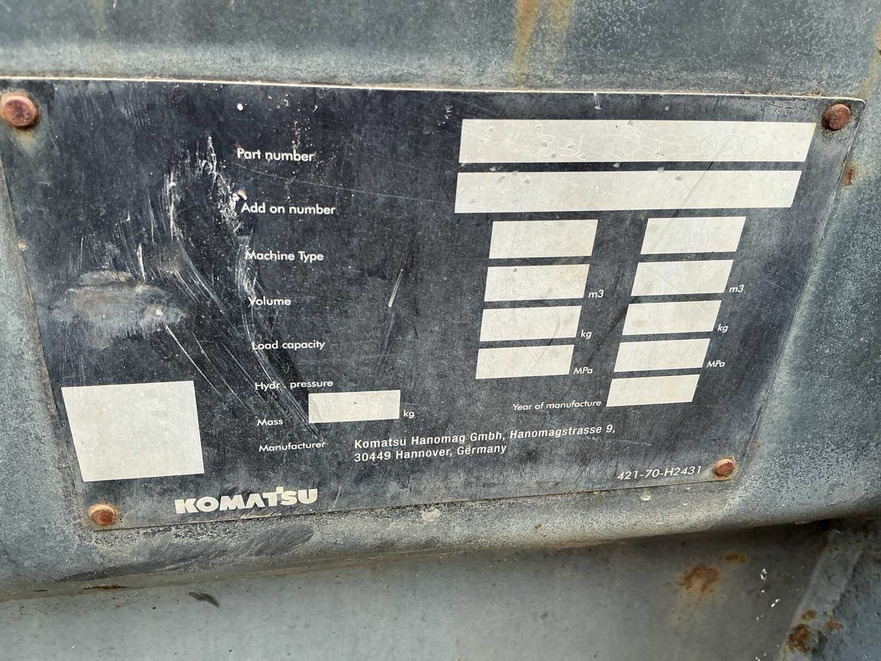 Ładowarka kołowa 2015 KOMATSU WA70-7 SHOVEL