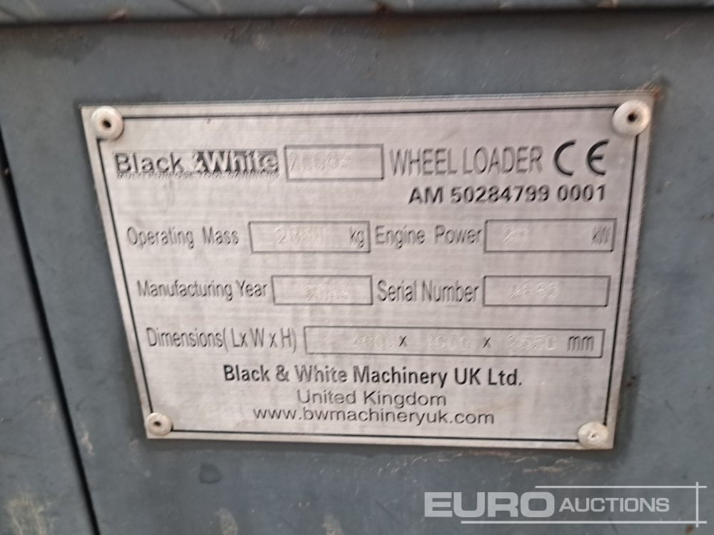 Ładowarka kołowa 2018 Black & White ZL08F