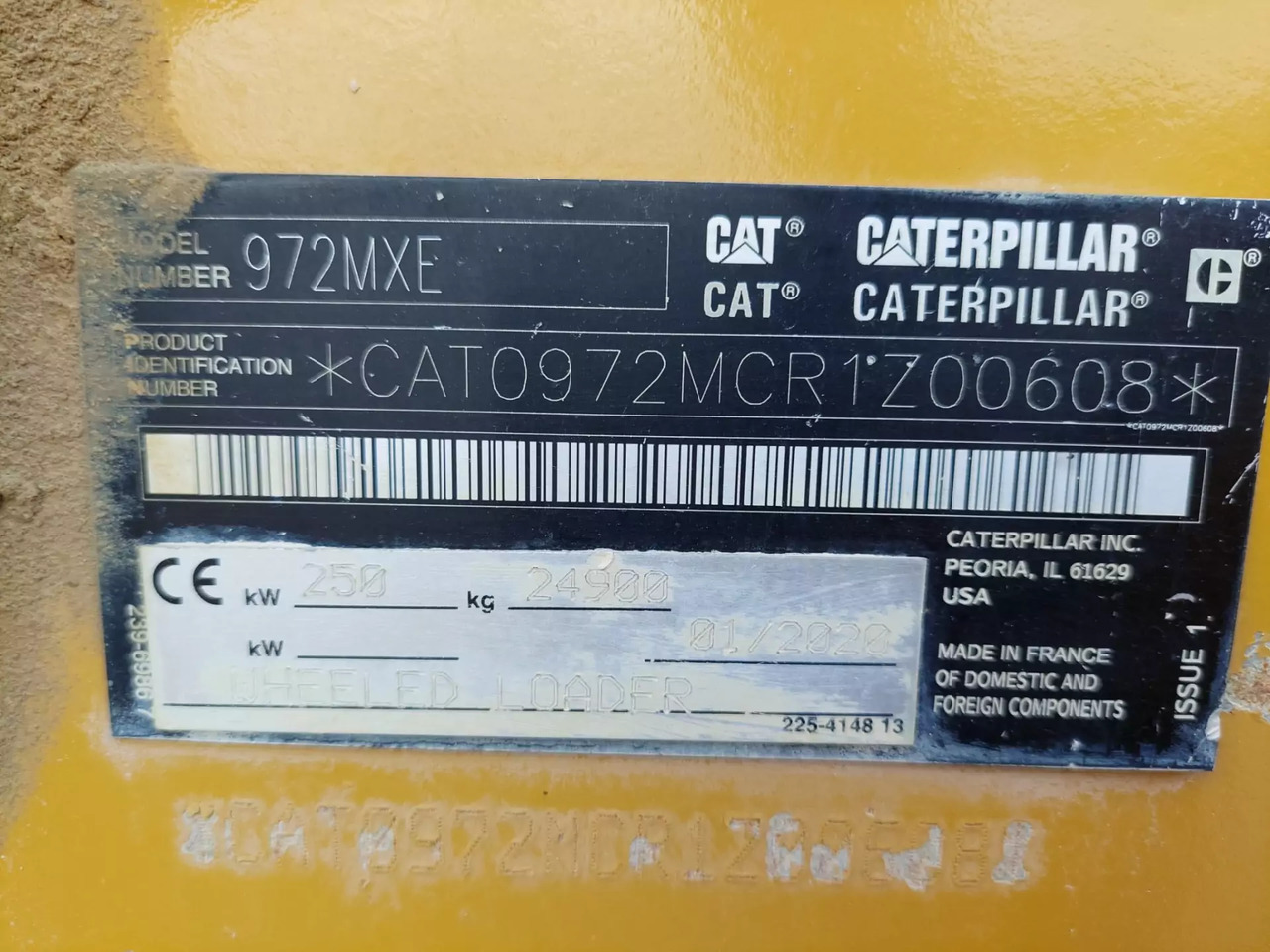 Ładowarka kołowa 2020 Caterpillar 972MXE