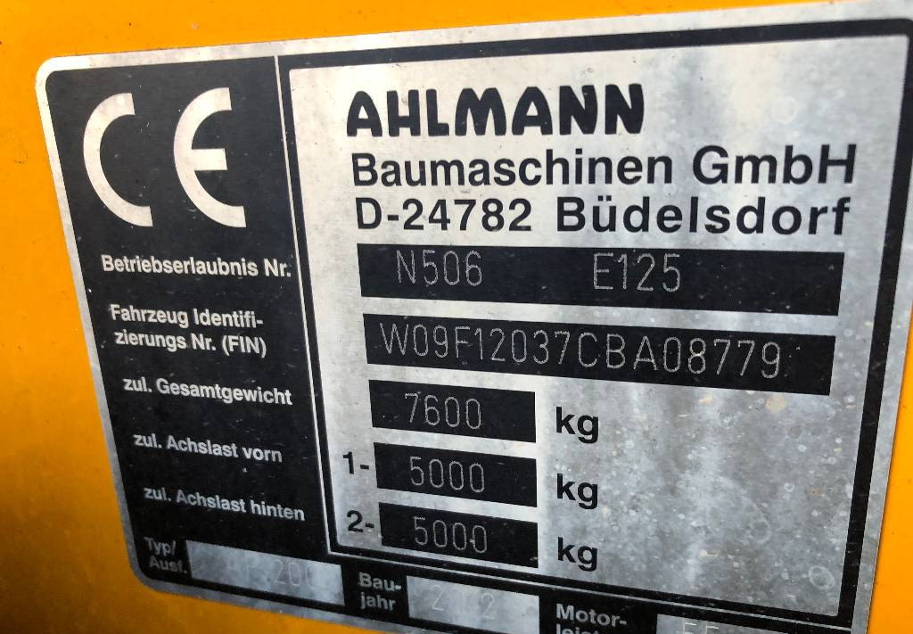 Ładowarka kołowa Ahlmann AF1200 Dismantled: only spare parts