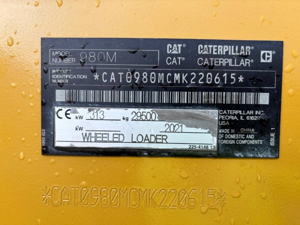 Ładowarka kołowa CAT 980 M