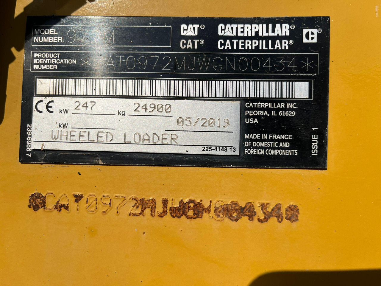 Ładowarka kołowa Caterpillar 972M