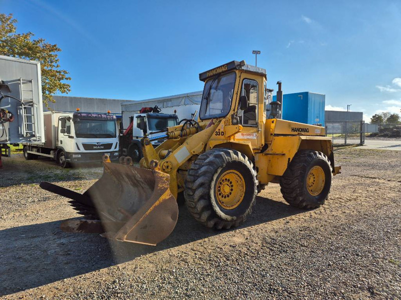 Ładowarka kołowa Hanomag 33 D //forks / Bucket//