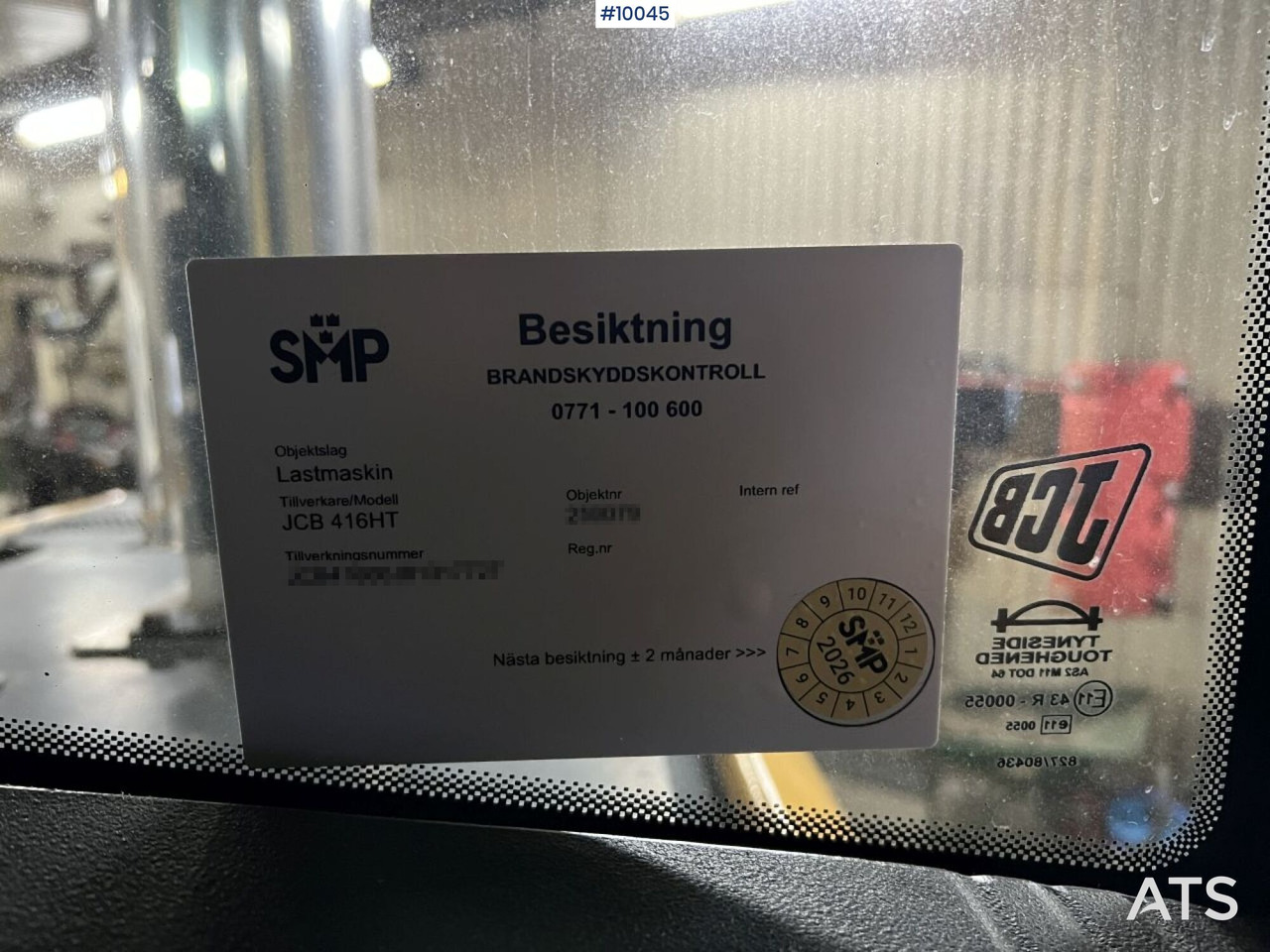 Ładowarka kołowa JCB 416HT Wheel loader with tilt bracket