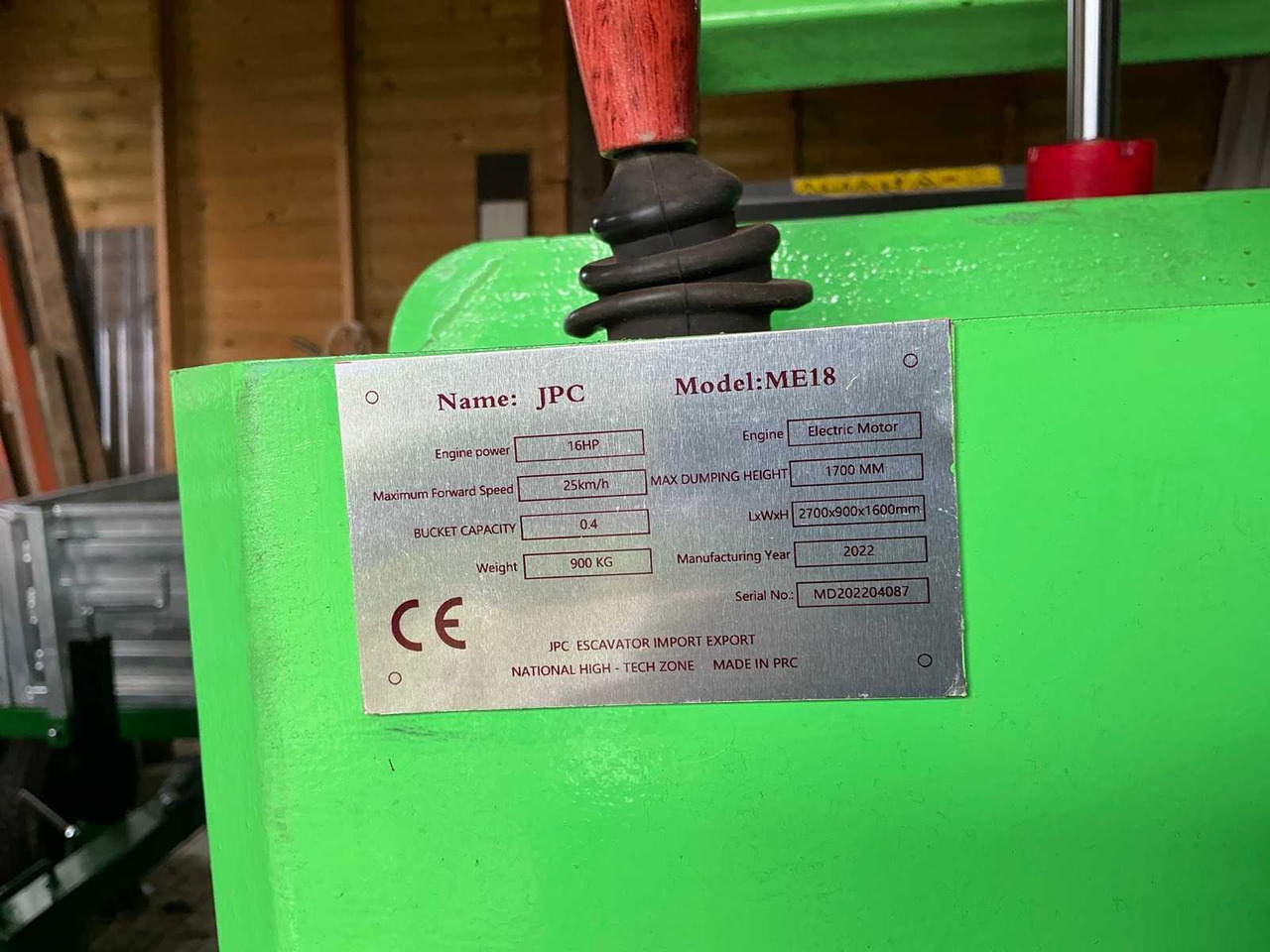 Ładowarka kołowa JPC ME18 SHOVEL