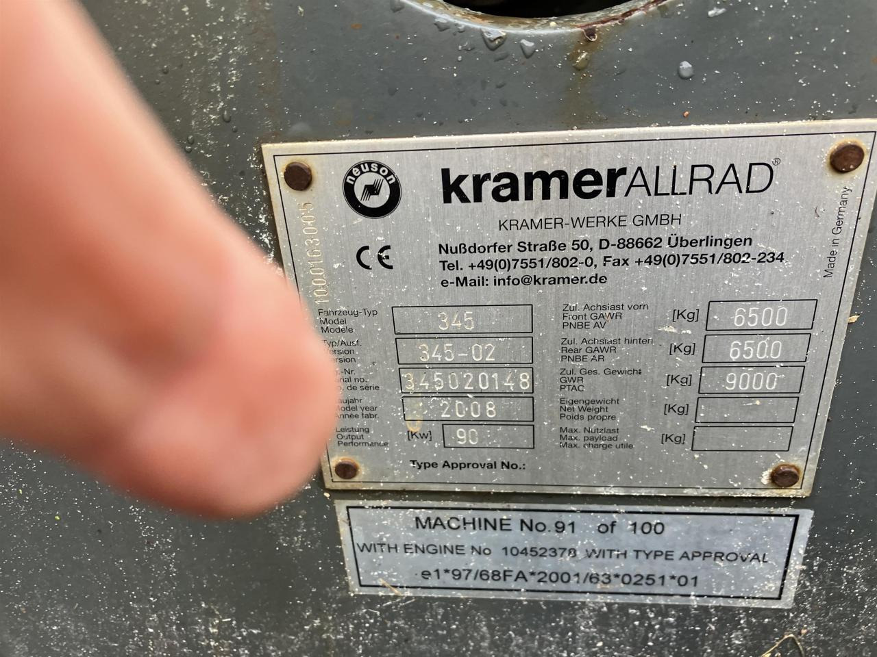 Ładowarka kołowa Kramer KL 880