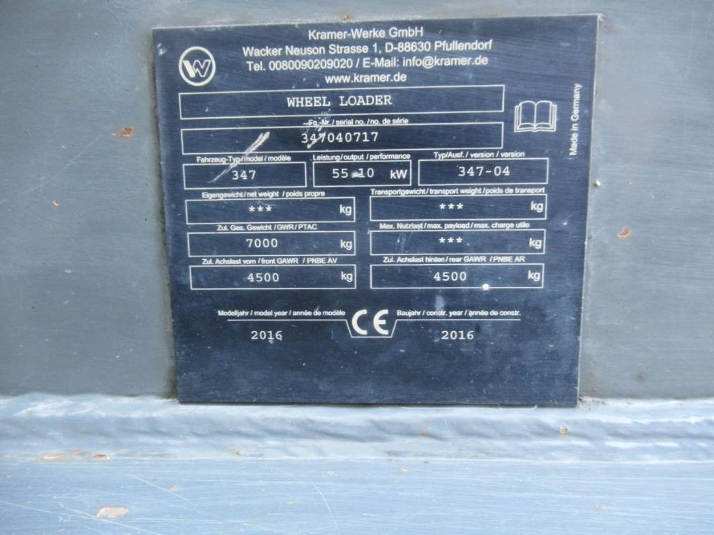 Ładowarka kołowa Kramer-allrad 1150