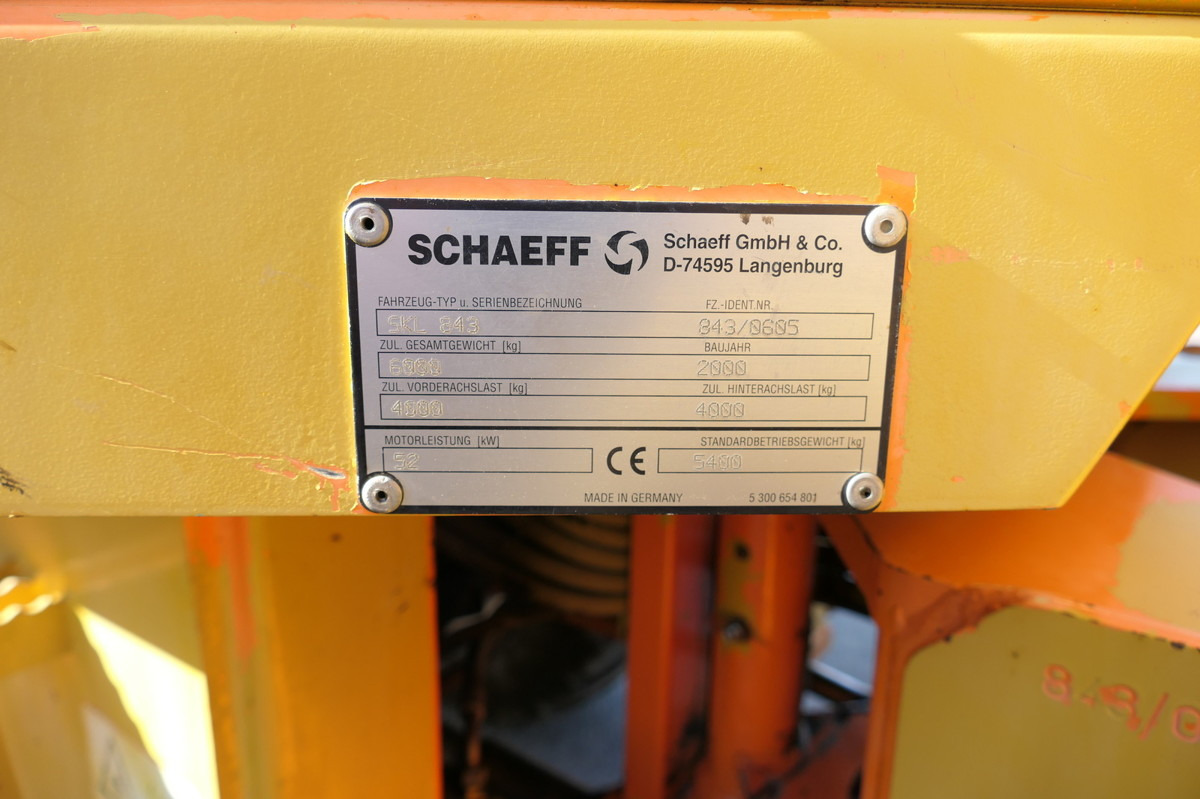Ładowarka kołowa SCHAEFF SKL 843